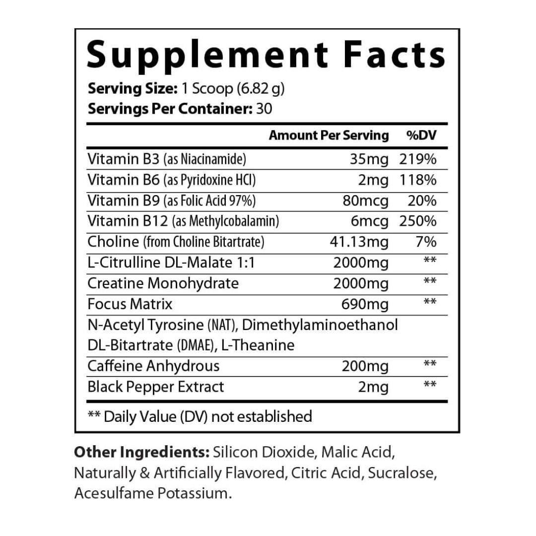 Pre workout powder