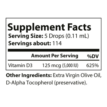 Liquid vitamin D3