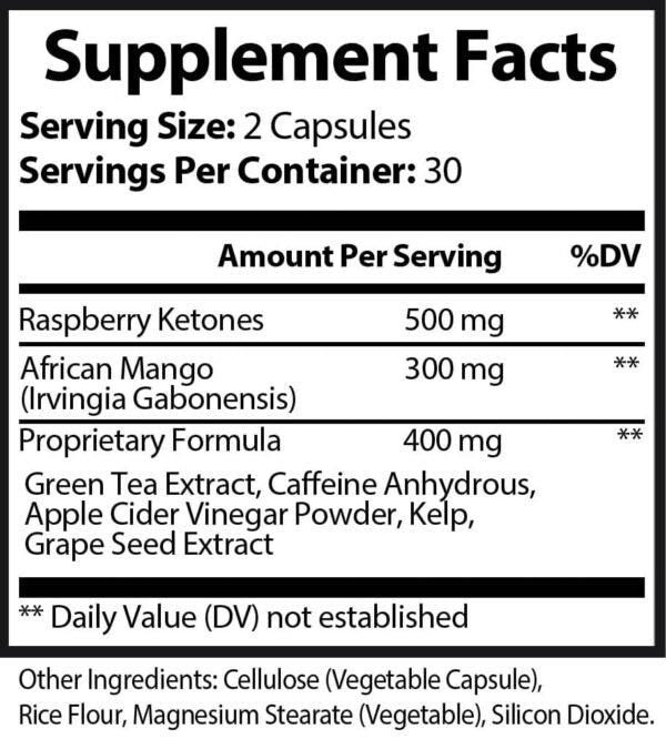 Raspberry ketone supplement