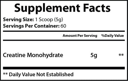 Pure creatine monohydrate